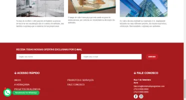 Site para Vidraçaria 100% responsivo em PHP MySQL