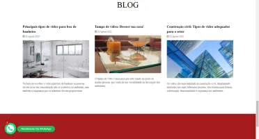 Site para Vidraçaria 100% responsivo em PHP MySQL