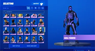 Conta raríssima de Fortnite