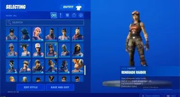 Conta raríssima de Fortnite