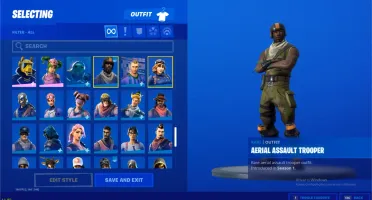Conta raríssima de Fortnite