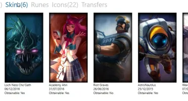 ELOSTAR: 45 CAMPEÕES E 06 SKINS