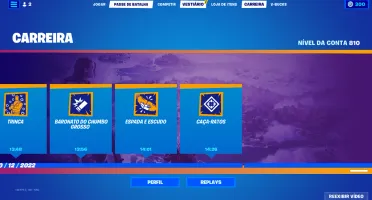 CONTA FORTNITE SEASON 1