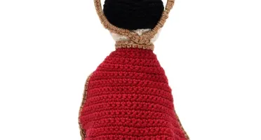 Santo Expedito em amigurumi