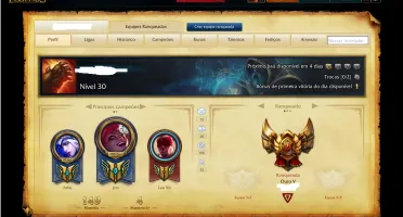 Conta league of legends gold 5 50+ champs 2 pg runas
