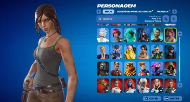 Conta Fortnite | 71 Skins | Lara Croft | Entrega automática!