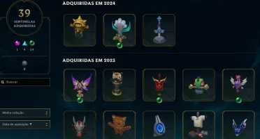 Conta de LOL Nunca BAN 294 skins 38 mil essencias 5576 rp