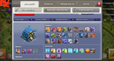 Clash of clans cv12 bem upado