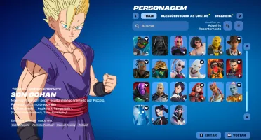 Conta Fortnite | 82 Skins | Son Gohan | Entrega automática!