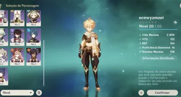 ✨ GENSHIN IMPACT CONTA COM HUTAO HOMA GANYU 5⭐ AR10 ✨