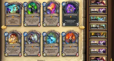 Conta Hearthstone (com muitas cartas e lendarias douradas)