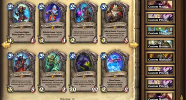 Conta Hearthstone (com muitas cartas e lendarias douradas)