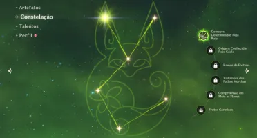 Conta Genshin Impact AR45 com 4 personagens cinco estrelas