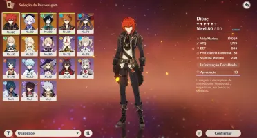 AR 49 - DILUC / QIQI / VENTI / MONA / CHILDE / JEAN