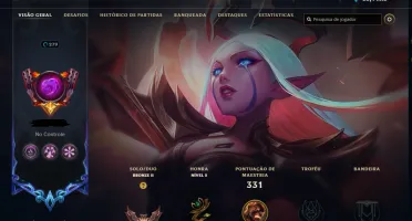 Conta LoL nível 279 + 123 skins c/ 136 campeões