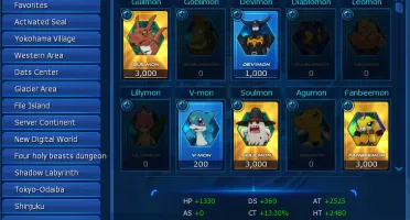 Conta Dmw Mid Game (Susanomon, Lord Knightmon X E Jessmon X