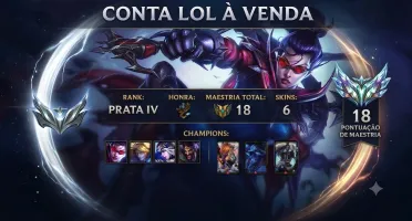 Conta Smurf League Of Legends Full Acesso -(+De 30 Champs)