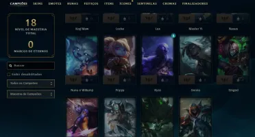 Conta Smurf League Of Legends Full Acesso -(+De 30 Champs)
