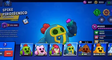 Conta De Brawl Stars 14K De Troféus