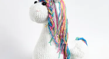 Unicórnio em Amigurumi