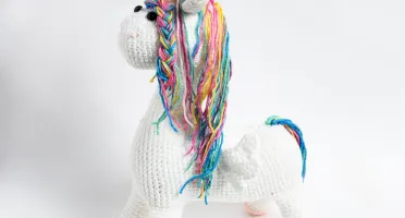 Unicórnio em Amigurumi