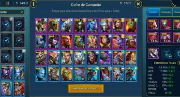 conta raid shadow legends (lilitu e campeões para imortal)