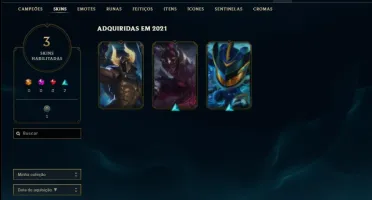 Conta Diamante 4 com 3 Skins e 35 Champs