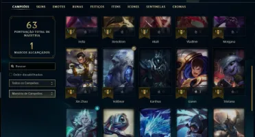 Conta Diamante 4 com 3 Skins e 35 Champs