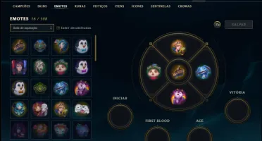 Conta Diamante 4 com 3 Skins e 35 Champs