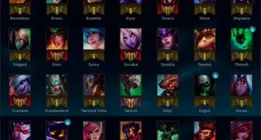 Conta LoL - Unranked - Borda Gold - 96 CAMPEÕES