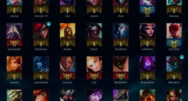 Conta LoL - Unranked - Borda Gold - 96 CAMPEÕES