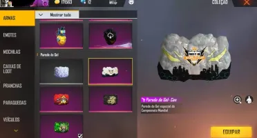 Conta Free Fire gemada Top