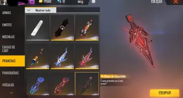Conta Free Fire gemada Top