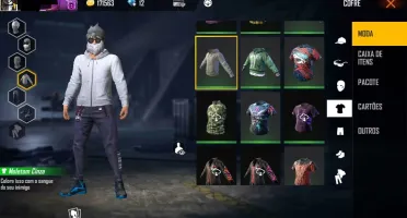 Conta Free Fire gemada Top
