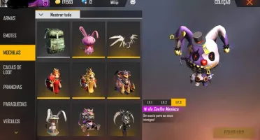 Conta Free Fire gemada Top