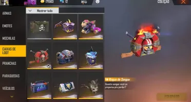 Conta Free Fire gemada Top