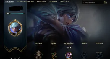 Conta LoL MD10 plat1 s10