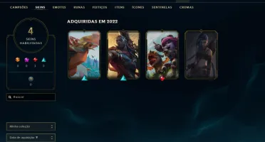 Conta lol d4