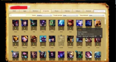 CONTA UNRANKEND COM 162 SKINS