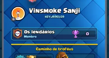 conta CoC e Clash Royale