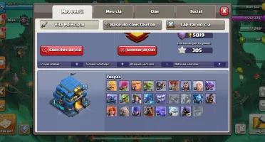 conta CoC e Clash Royale