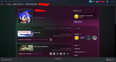 Conta Steam (GTA, Counter Strike, Rust....)