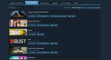 Conta Steam (GTA, Counter Strike, Rust....)