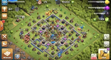 Coc Cv 12 Semi Full - Lvl 149 - Preço De Banana