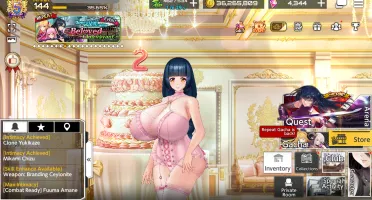 Conta Action Taimanin, todas 44 taimanins, skins unicas