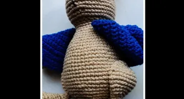 papai coelho popsom amigurumi