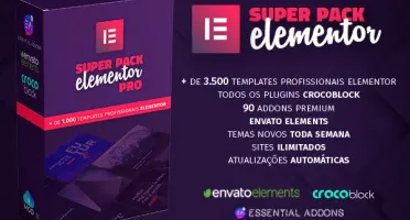 + De 2000 Plugins, Temas, Addons, Elementor PRO- Wordpress