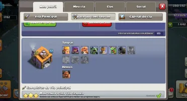 CV9 FULL MATO 100% FULL SKINS 5 CONSTRUTOR 1500 GEMAS TH9