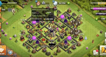 CV9 FULL MATO 100% FULL SKINS 5 CONSTRUTOR 1500 GEMAS TH9