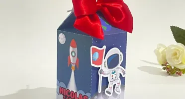 Kit Festa 20 Lembrancinhas Astronauta Personalizadas
